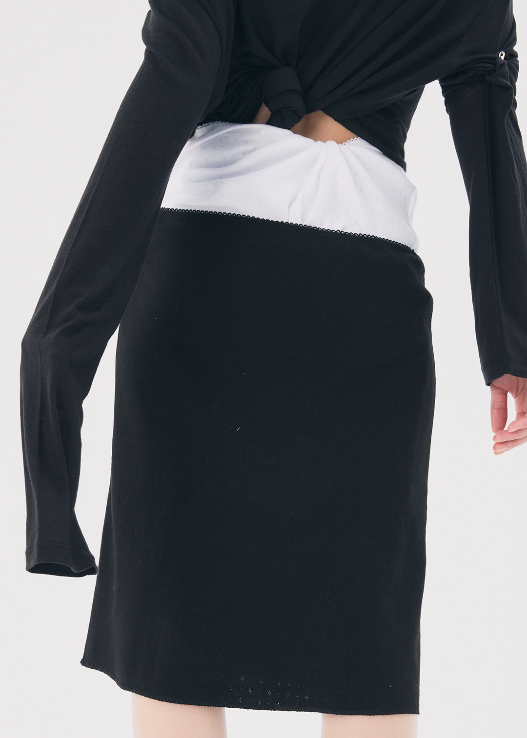 【NEW】Cotton Skirt (Black)