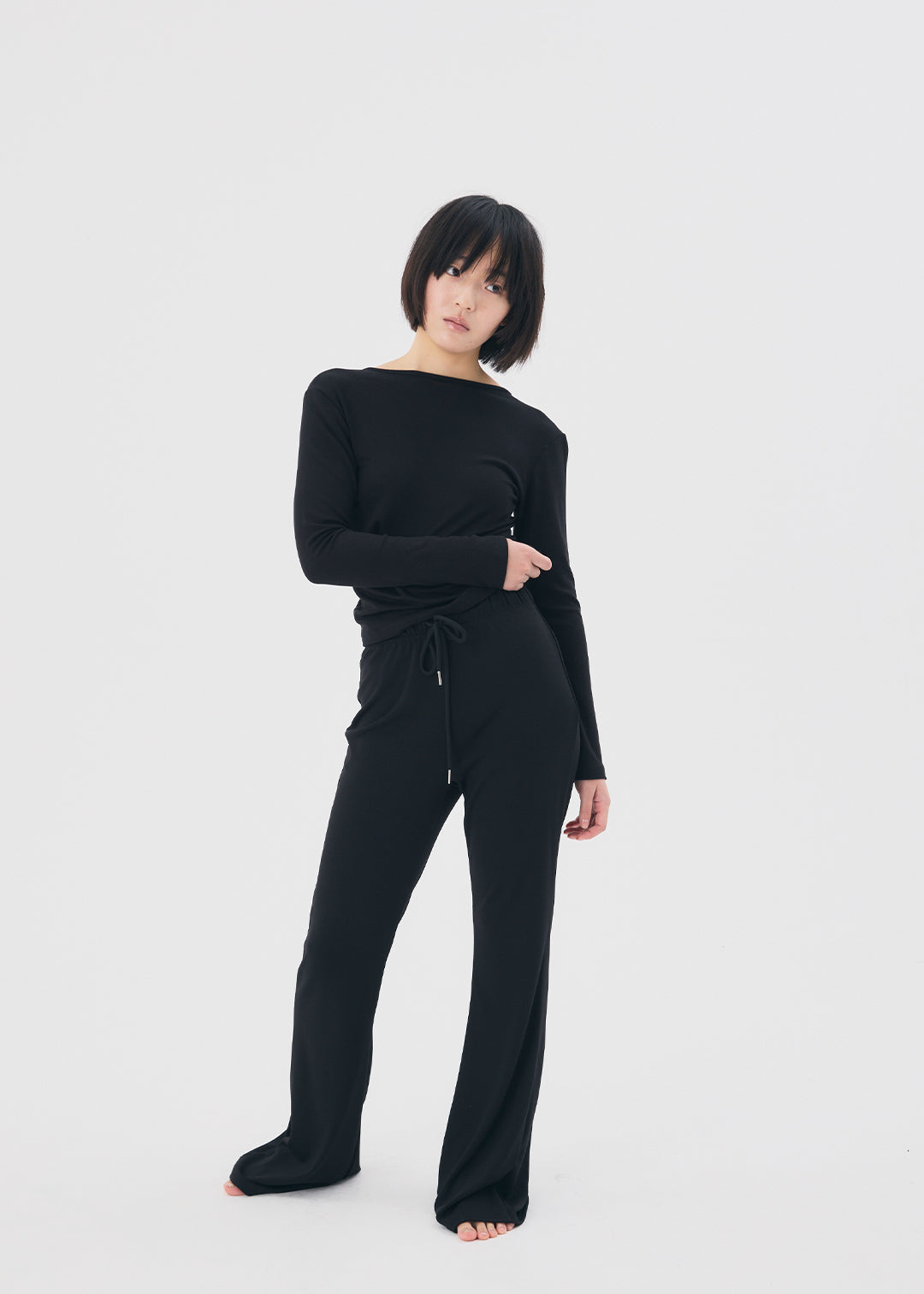 【NEW】Basic Stretch Leggings (Black)