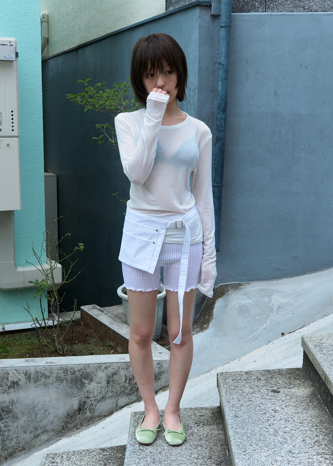 Sheer Tops (White)