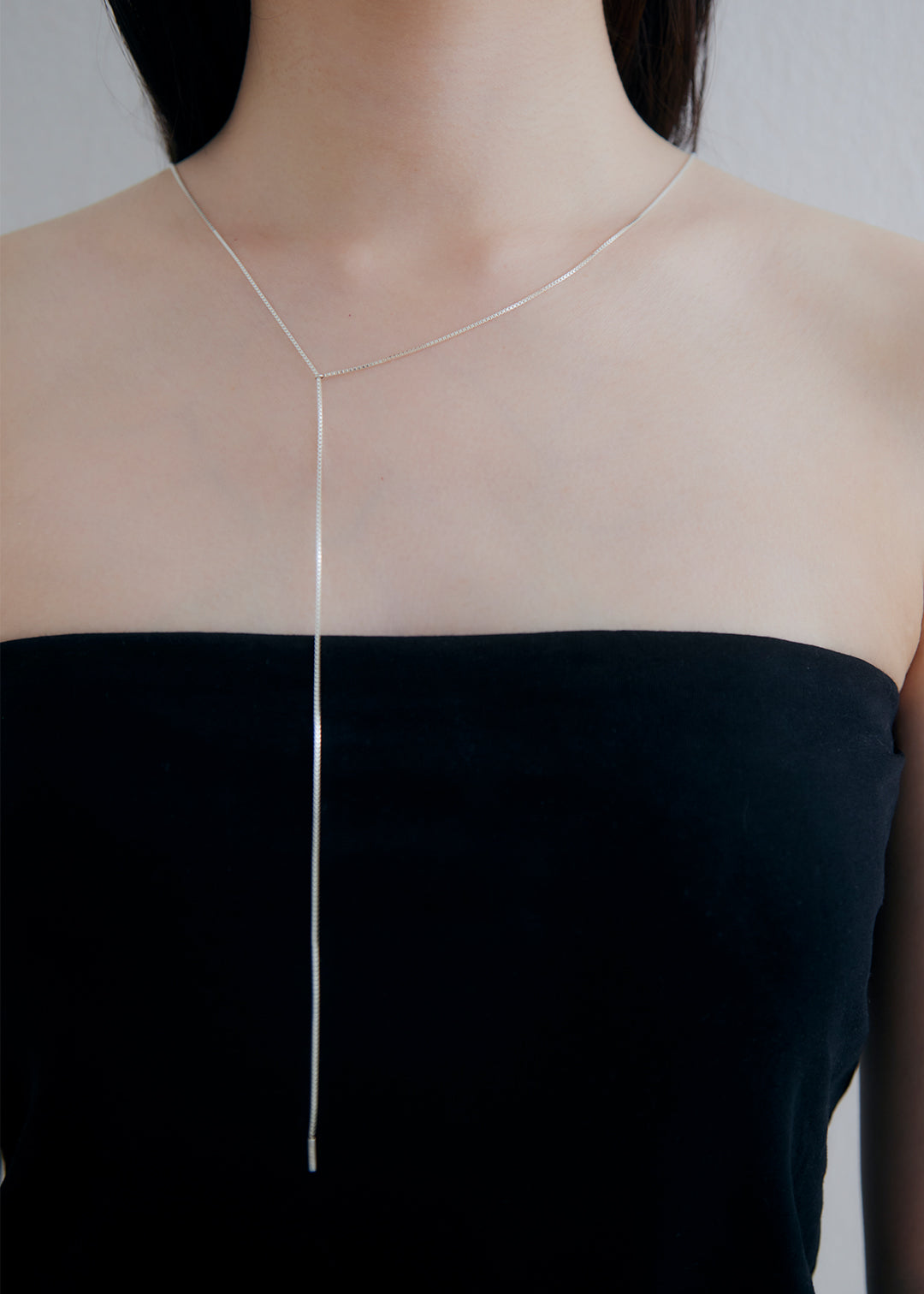 【Silver 925】Glowing Line Necklace