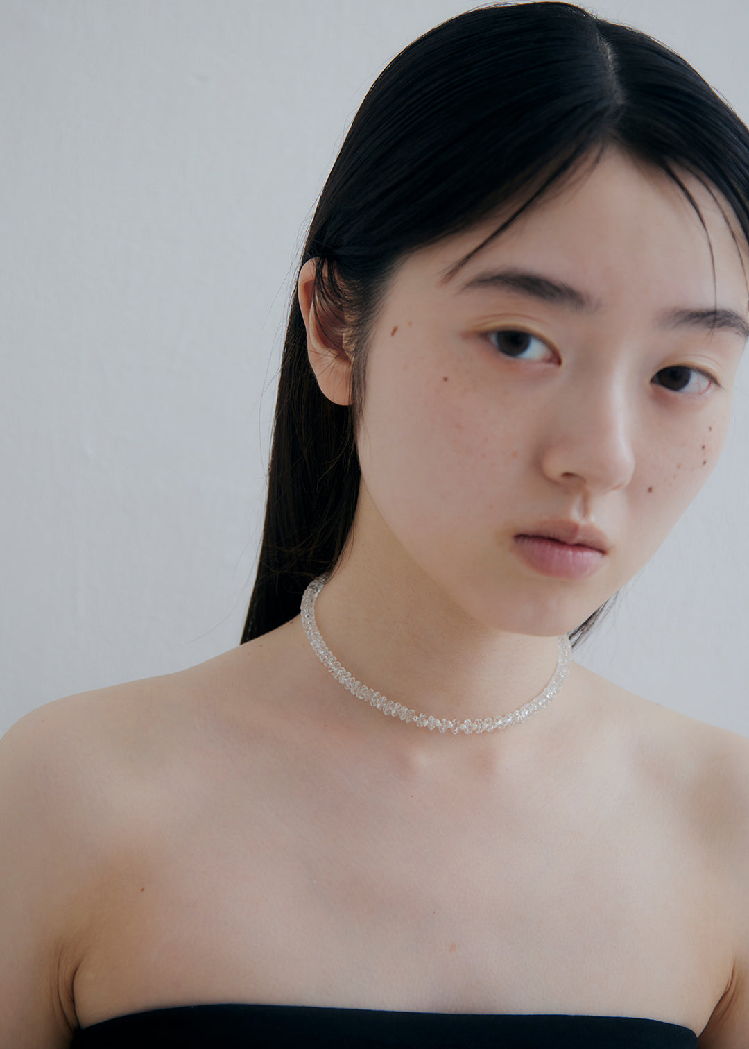 Radiant Pearl Crystal Choker