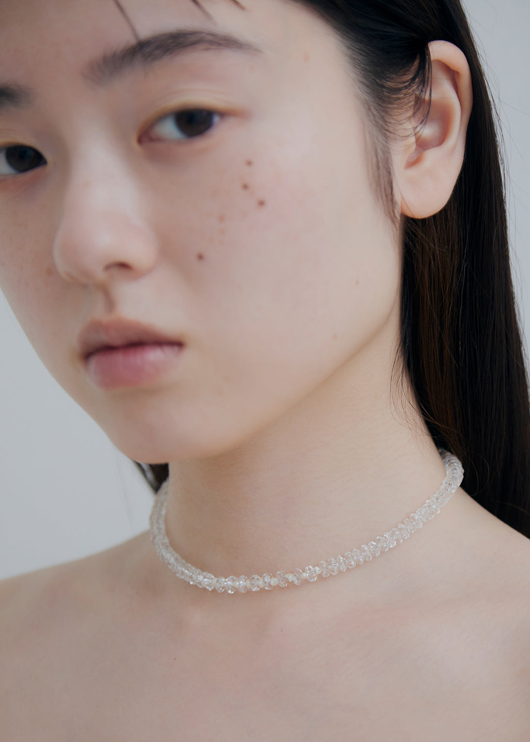 Radiant Pearl Crystal Choker