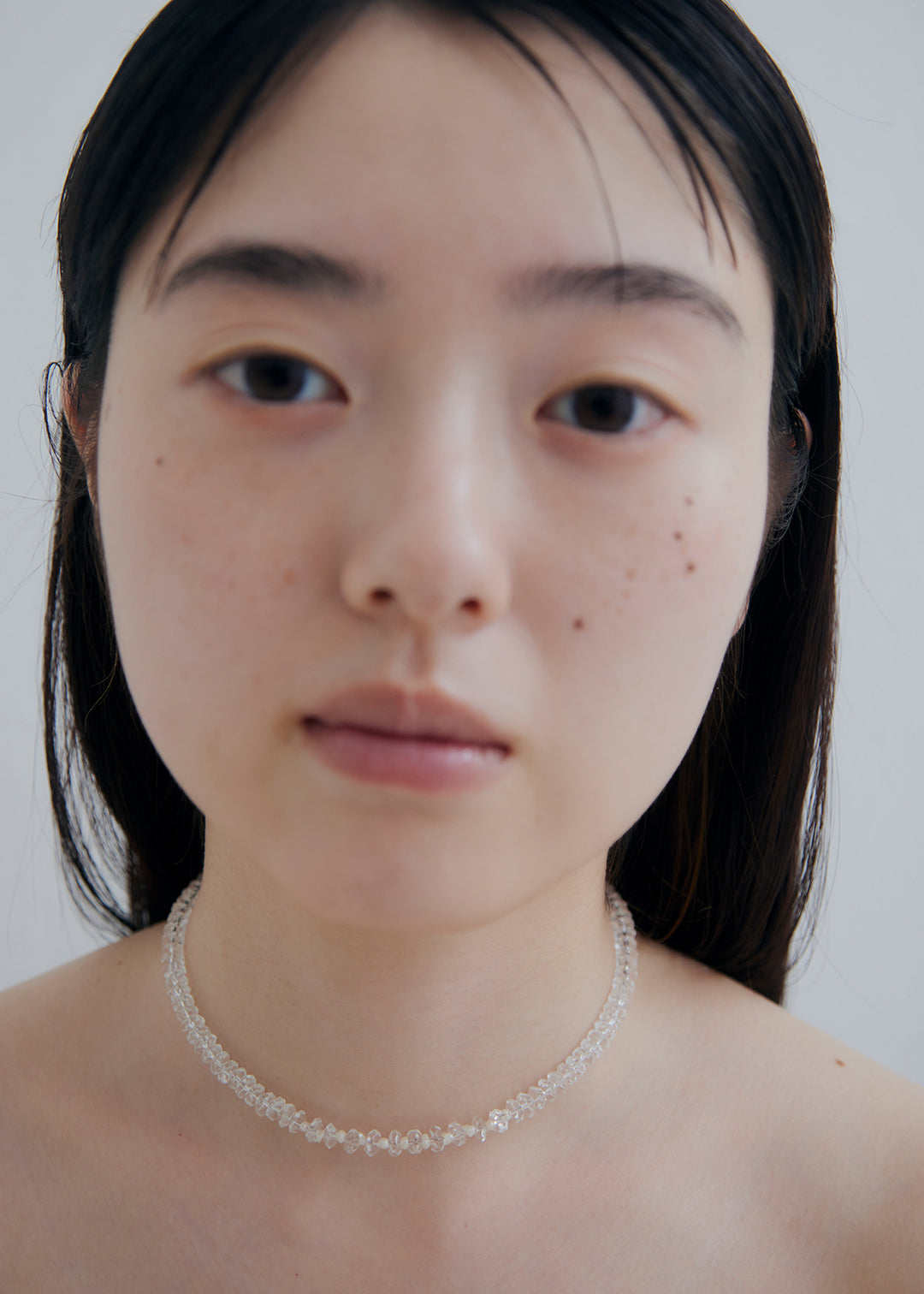 Radiant Pearl Crystal Choker