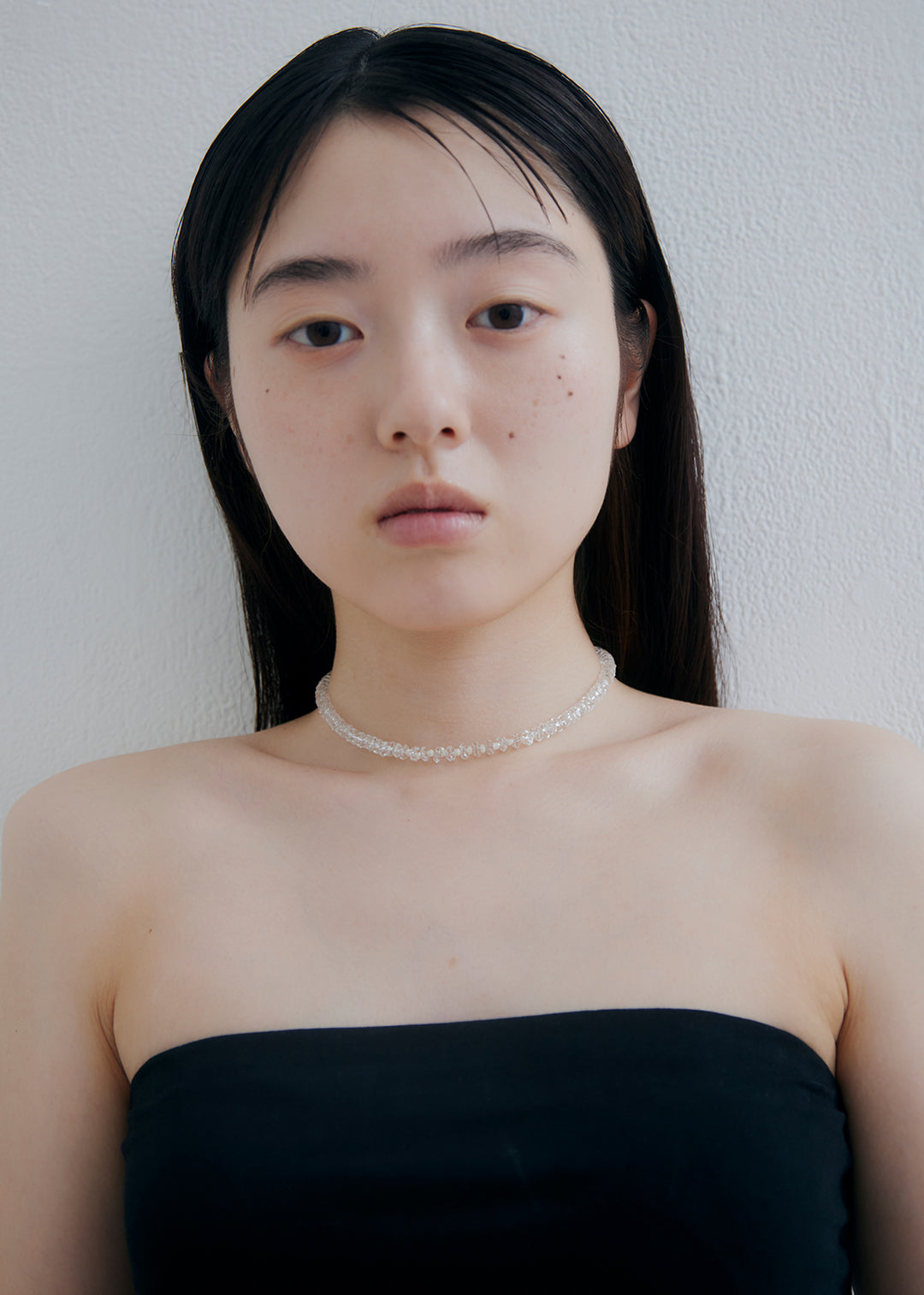 Radiant Pearl Crystal Choker
