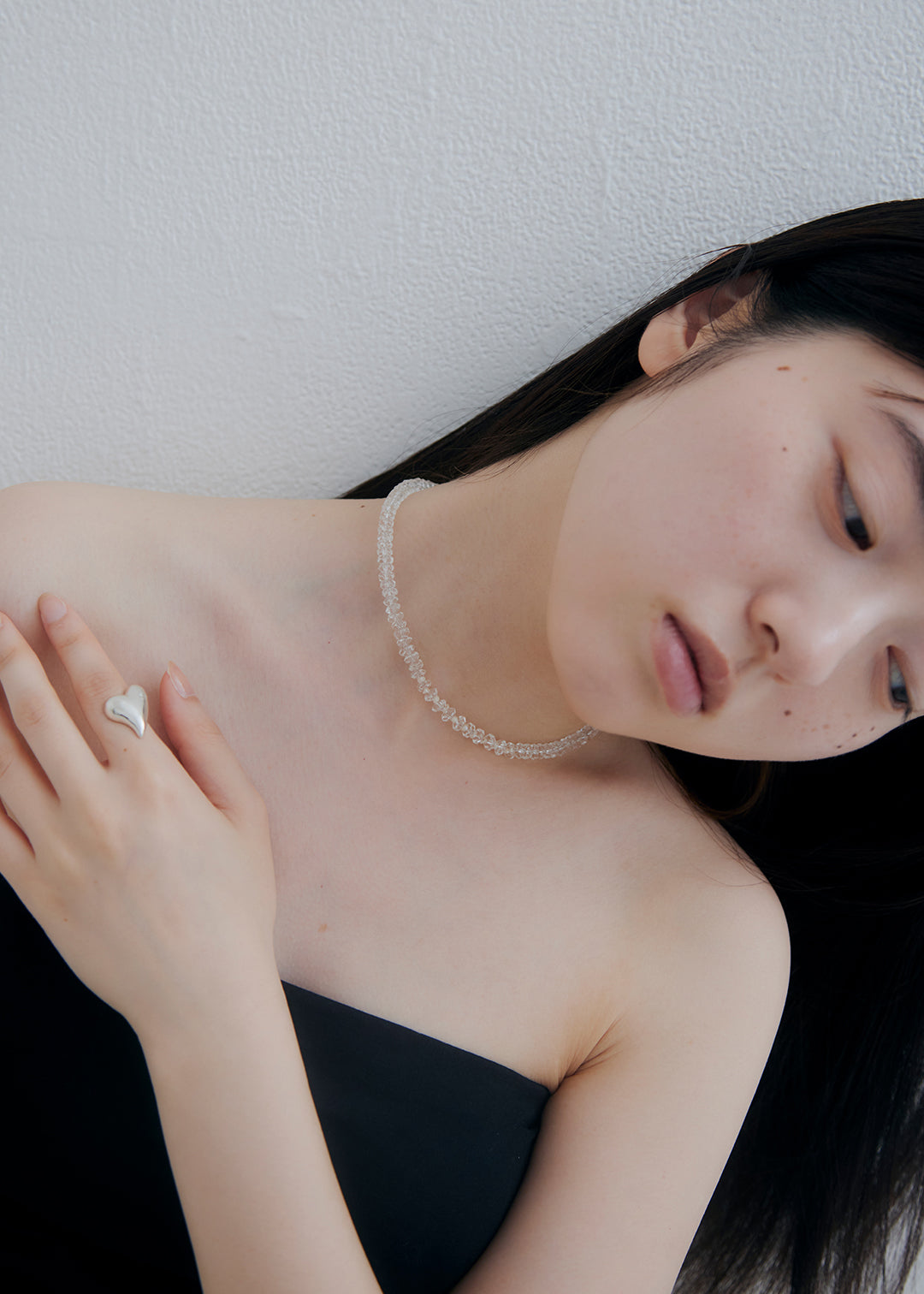 Radiant Pearl Crystal Choker