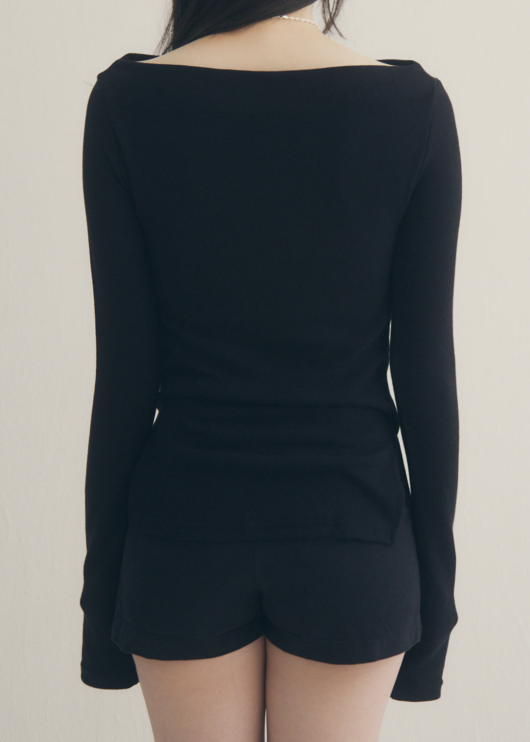 2Way Slit Top (Black)