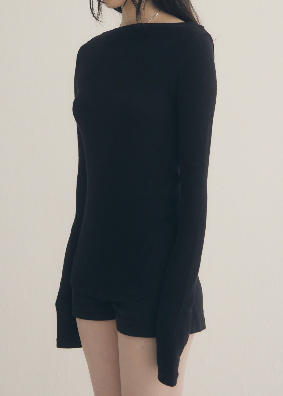 2Way Slit Top (Black)
