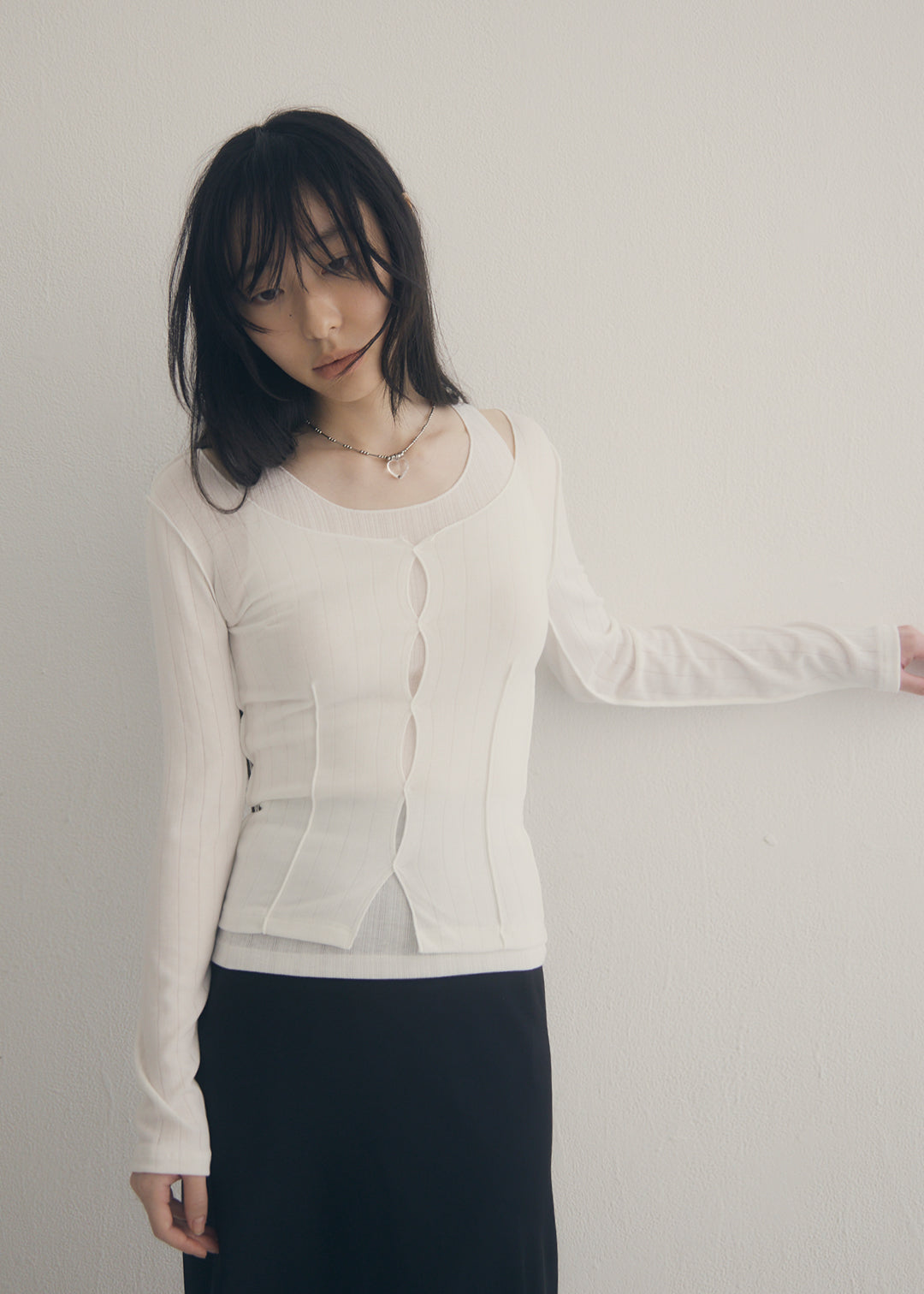 Layered Set Top (White)