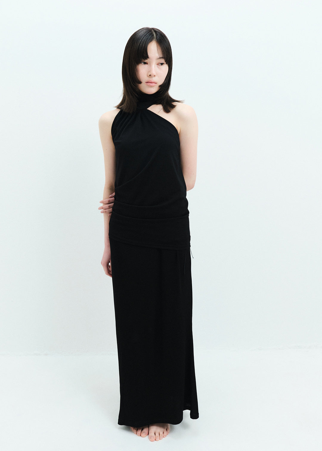 Halter Neck Tops (Black)