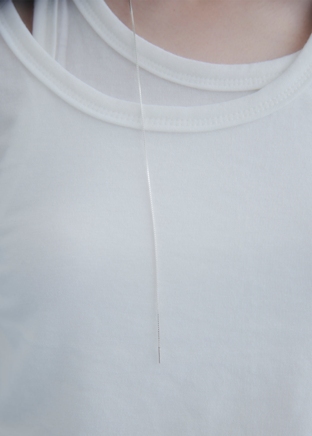 【Silver 925】Glowing Line Necklace