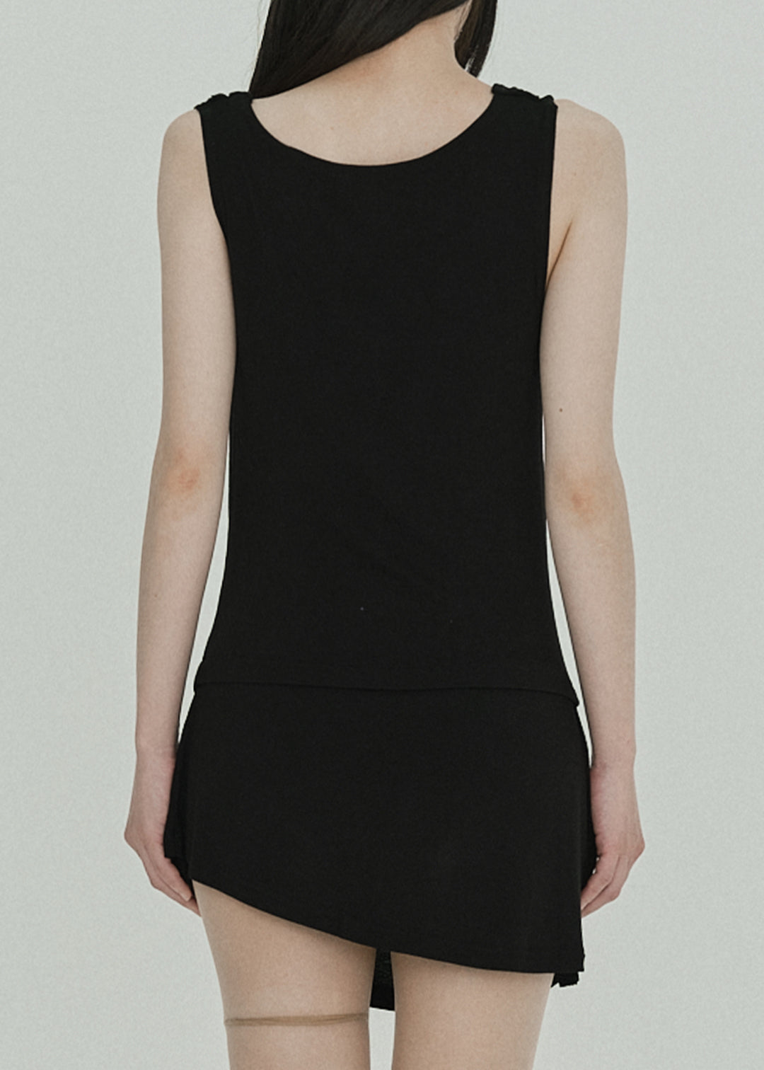 【NEW】2way Drape Top (White)