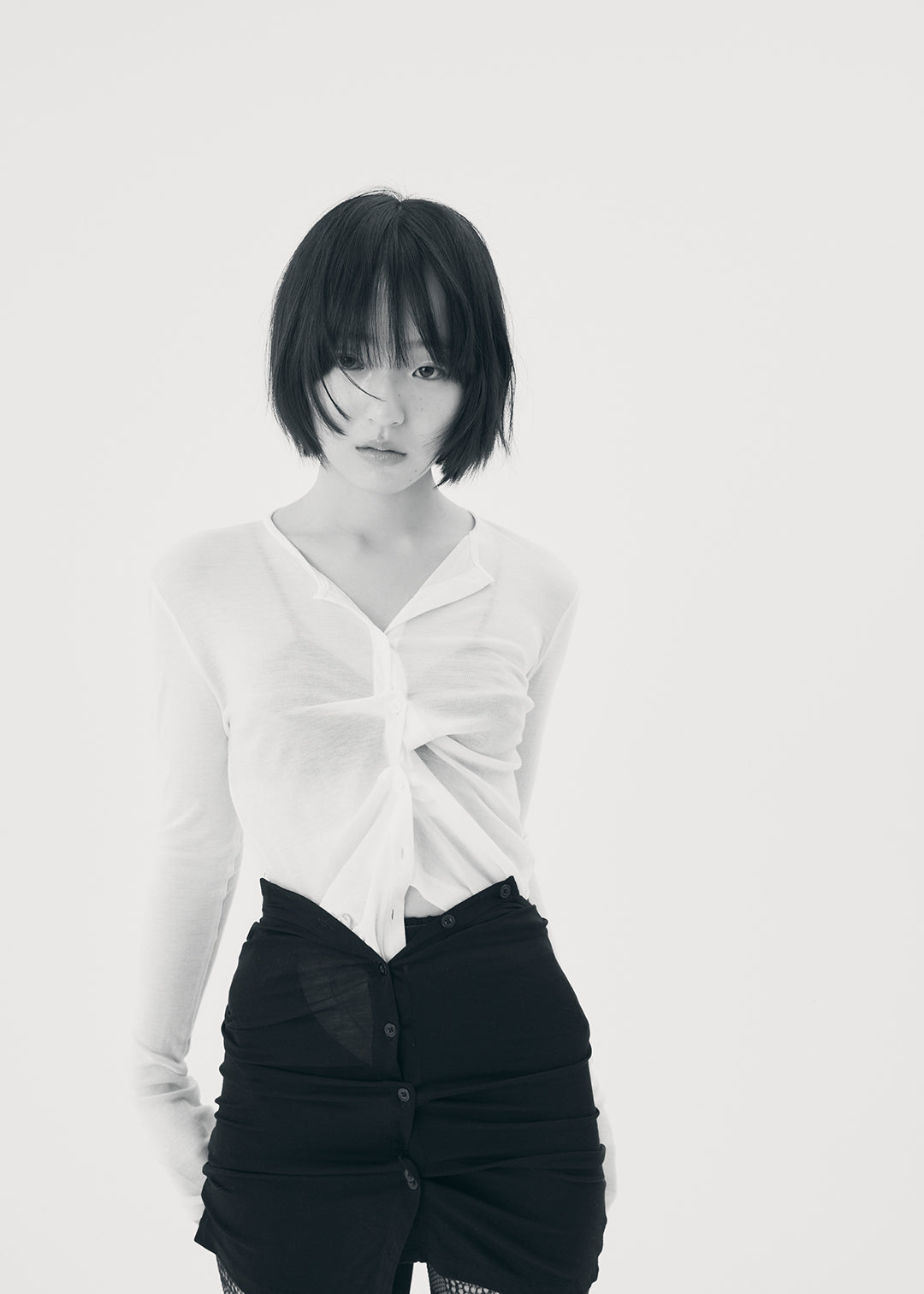 【NEW】Sensual Sheer Cardi (Ivory)