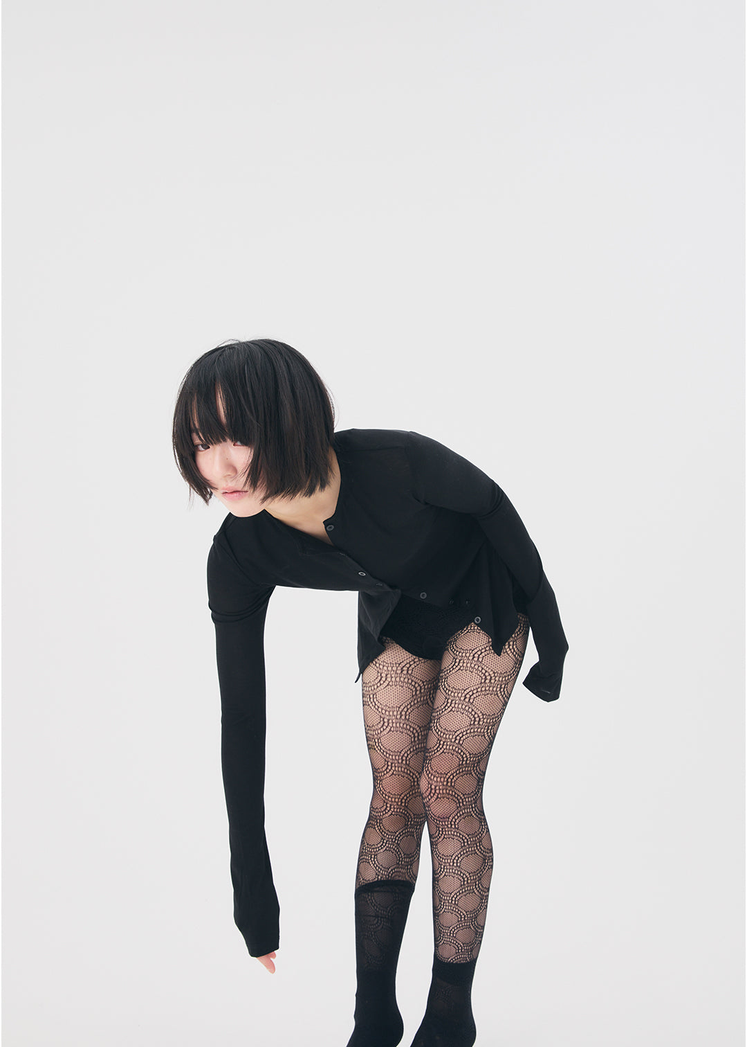 Sensual Sheer Cardi (Black) – COMME SI STUDIO