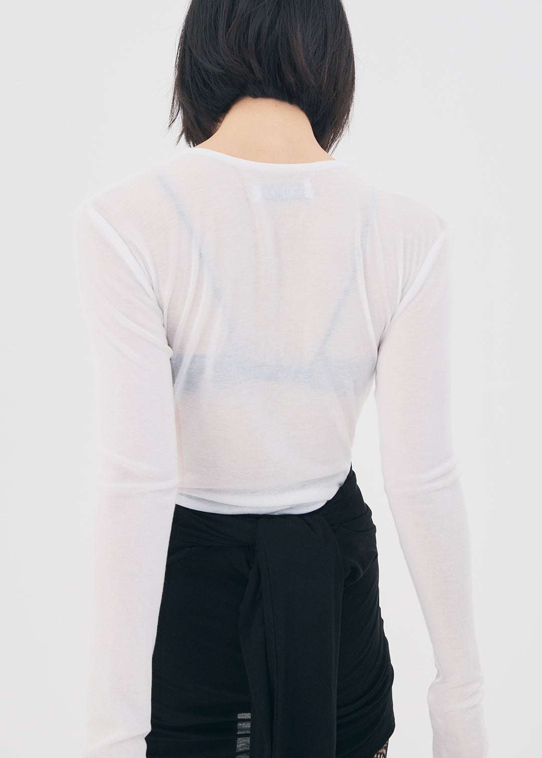 Sensual Sheer Cardi (Ivory) – COMME SI STUDIO