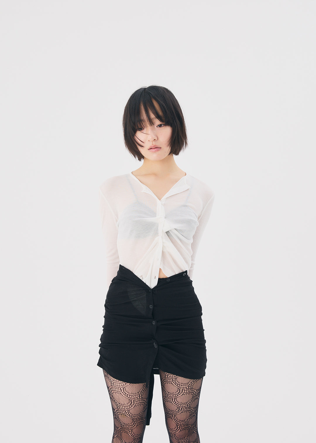 RESTOCK】Sensual Sheer Cardi (Ivory) – COMME SI STUDIO