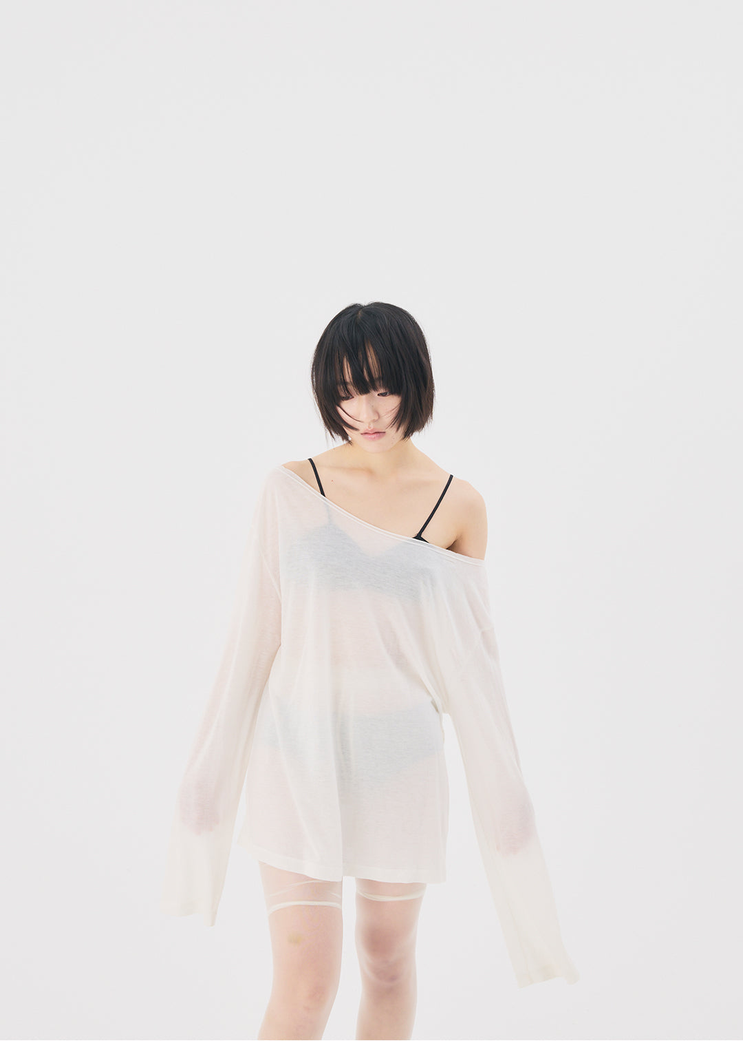 【NEW】Misty Wool Top (Ivory)