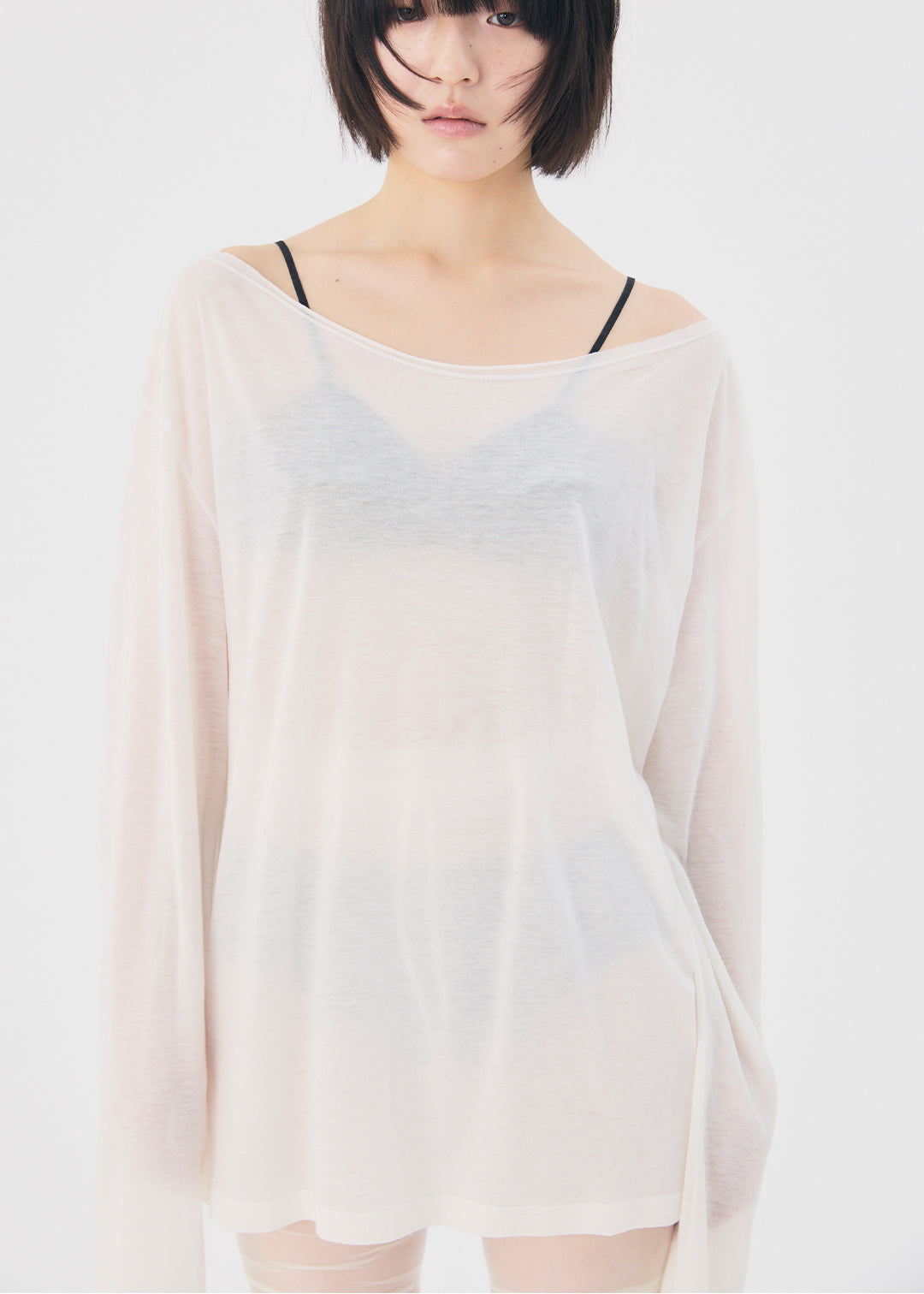 【NEW】Misty Wool Top (Ivory)