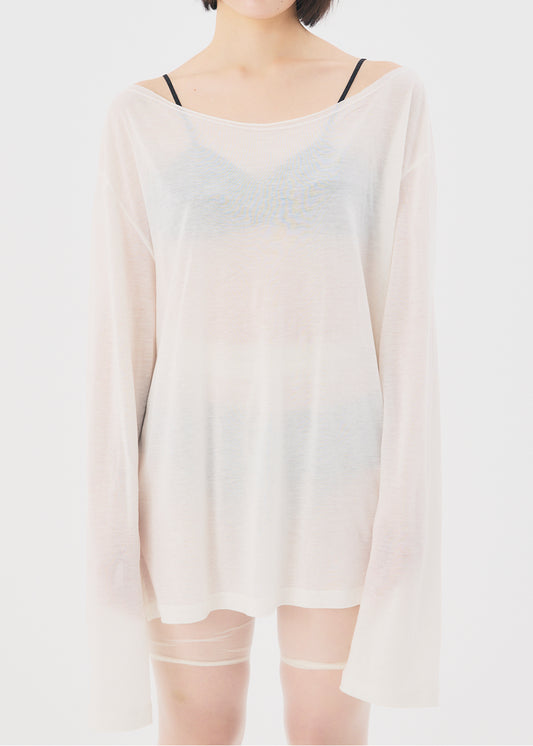 【NEW】Misty Wool Top (Ivory)