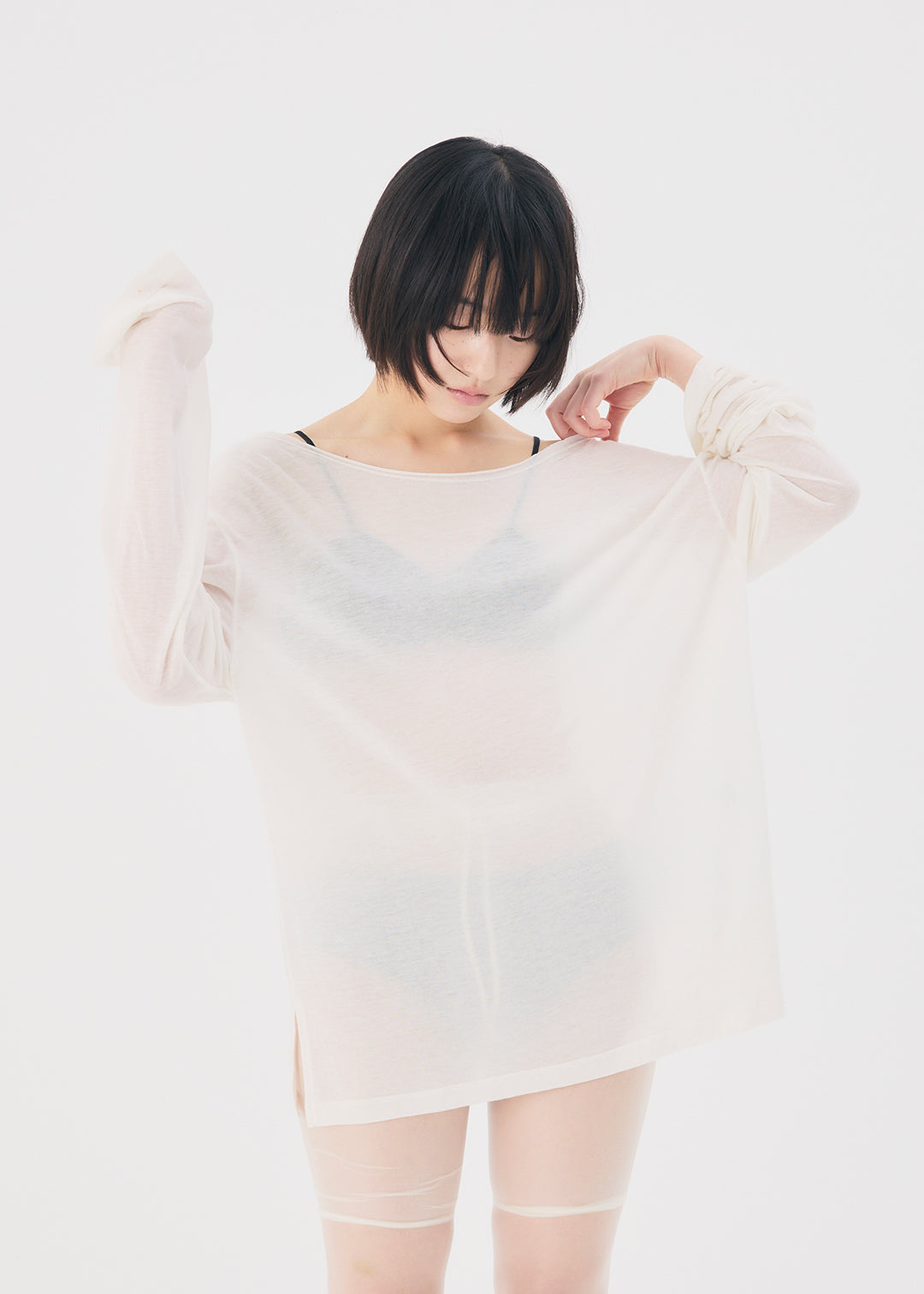 【NEW】Misty Wool Top (Ivory)