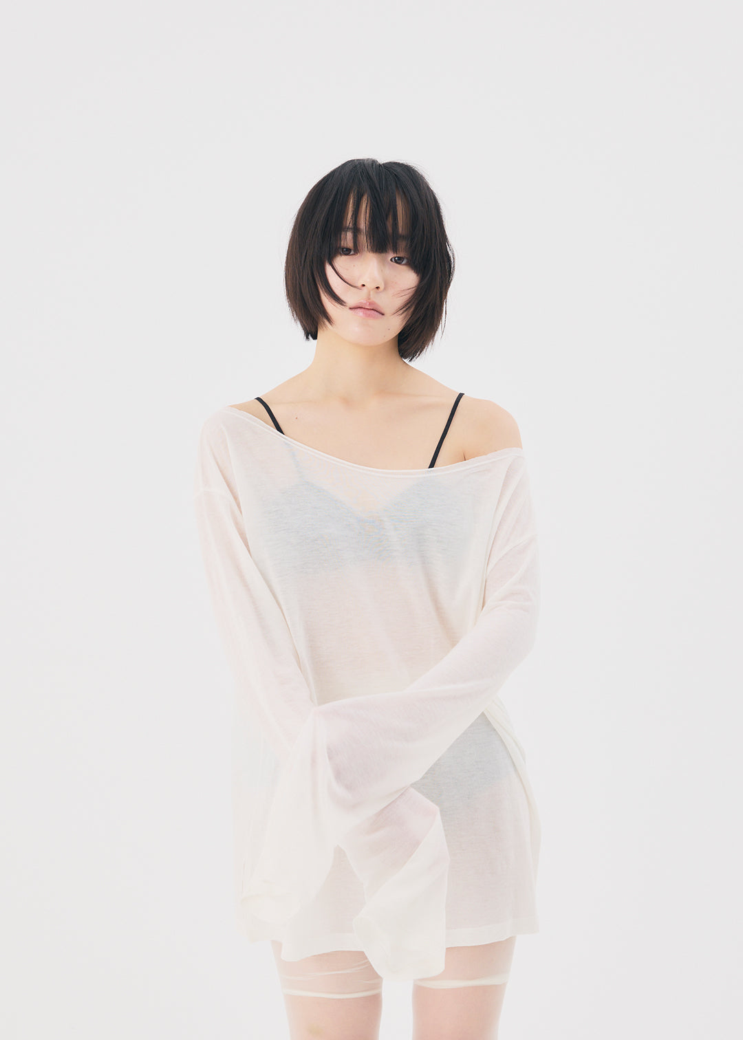 【NEW】Misty Wool Top (Ivory)