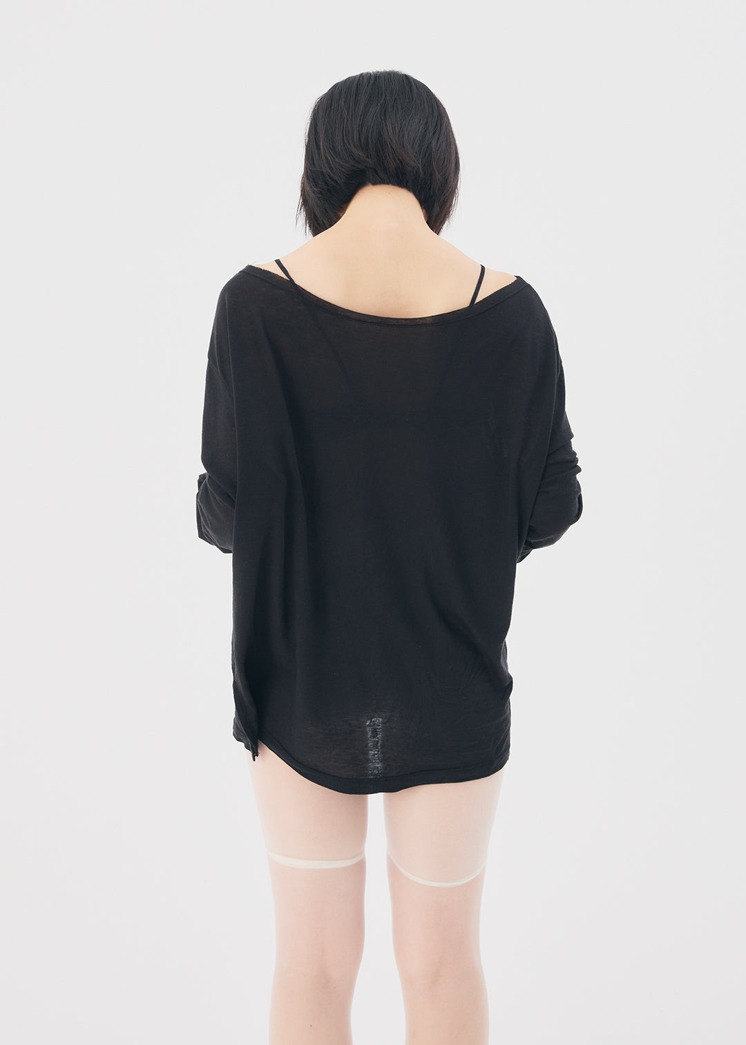 【NEW】Misty Wool Top (Black)