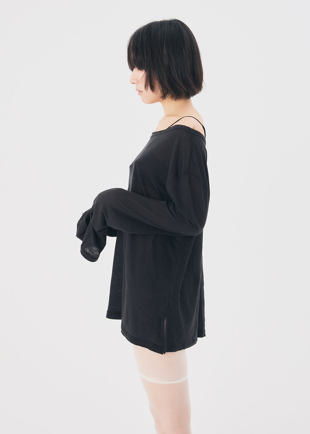 【NEW】Misty Wool Top (Black)