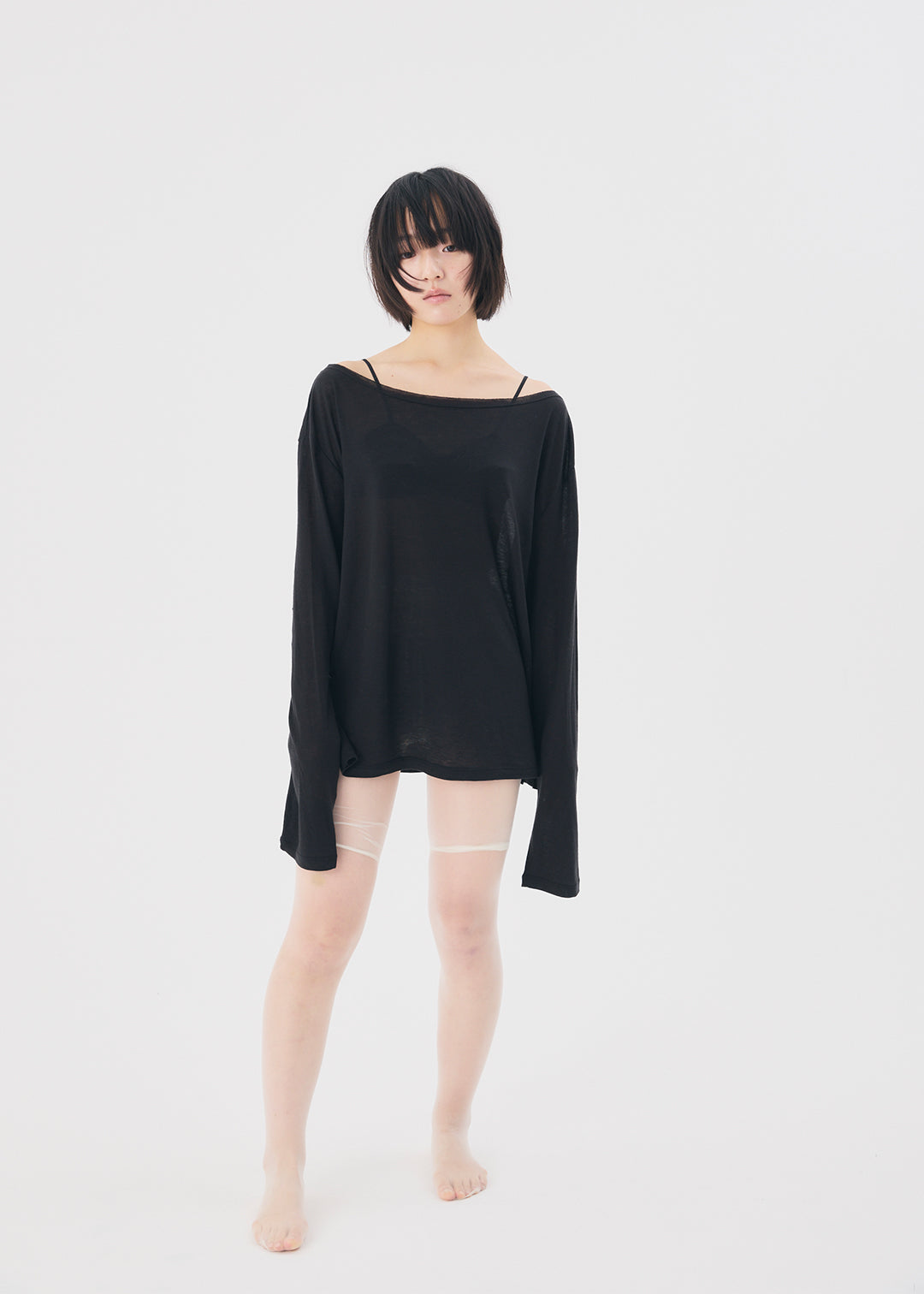 【NEW】Misty Wool Top (Black)