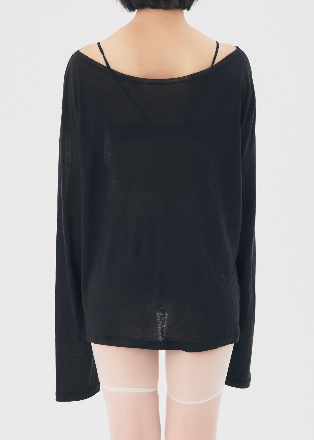 【NEW】Misty Wool Top (Black)