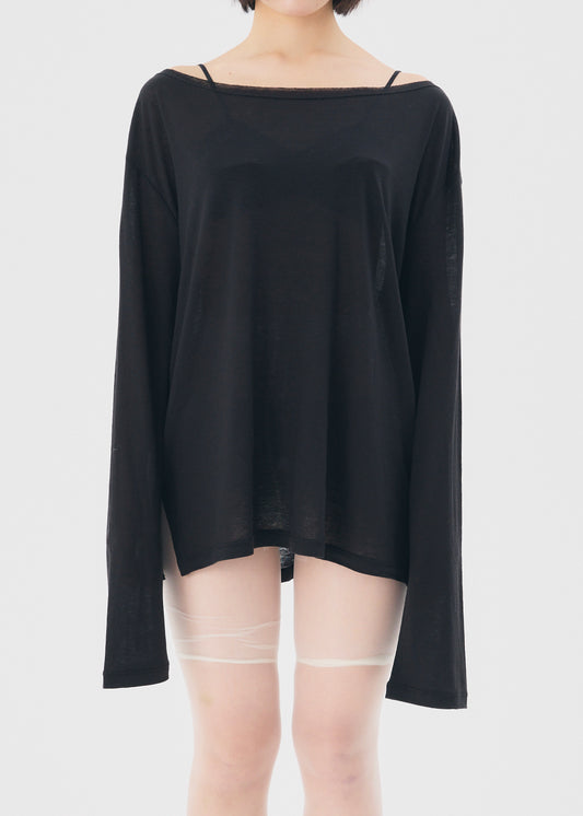 【NEW】Misty Wool Top (Black)