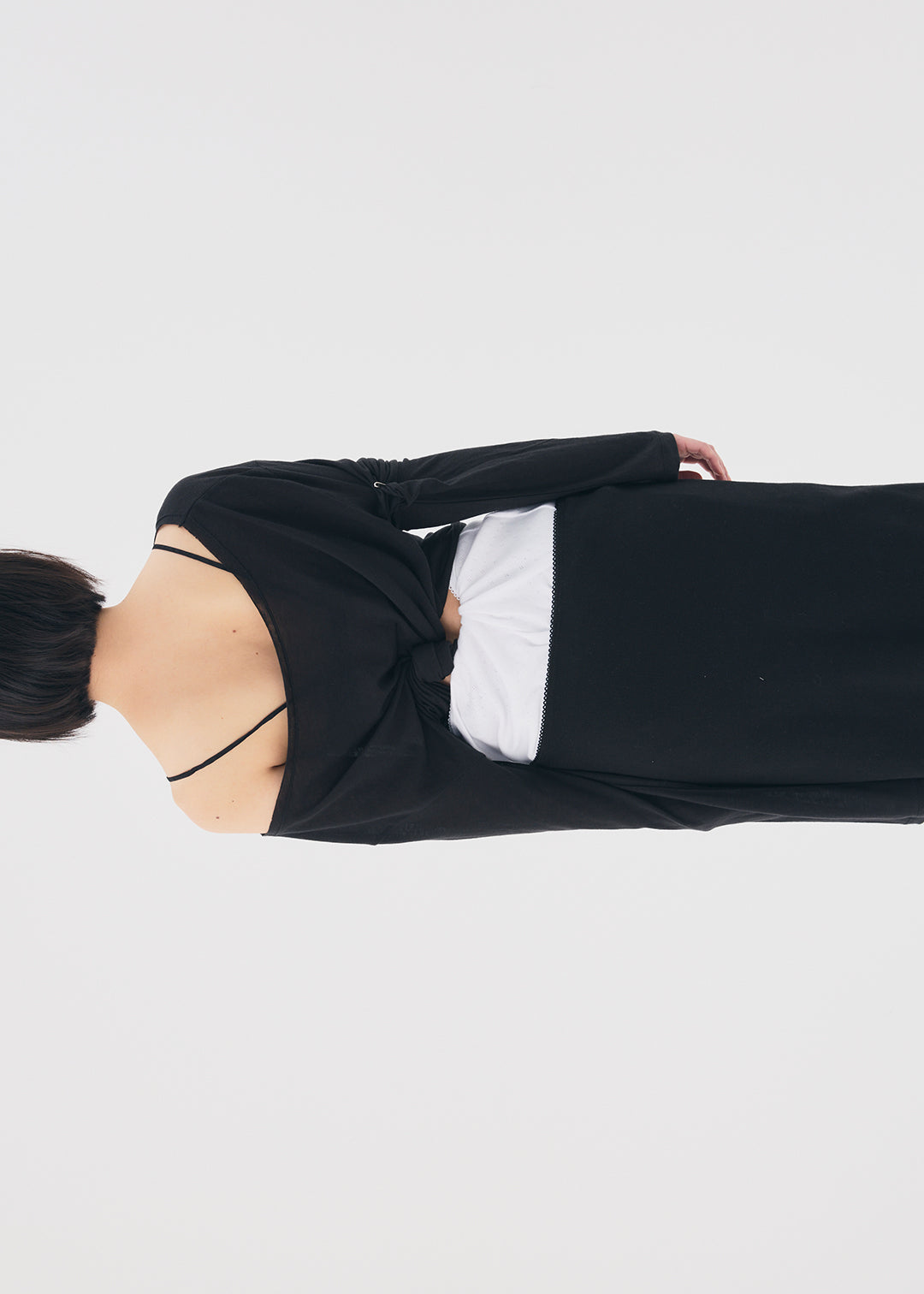 【NEW】Cotton Skirt (Black)