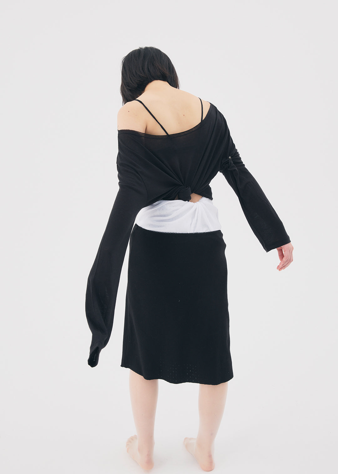【NEW】Misty Wool Top (Black)