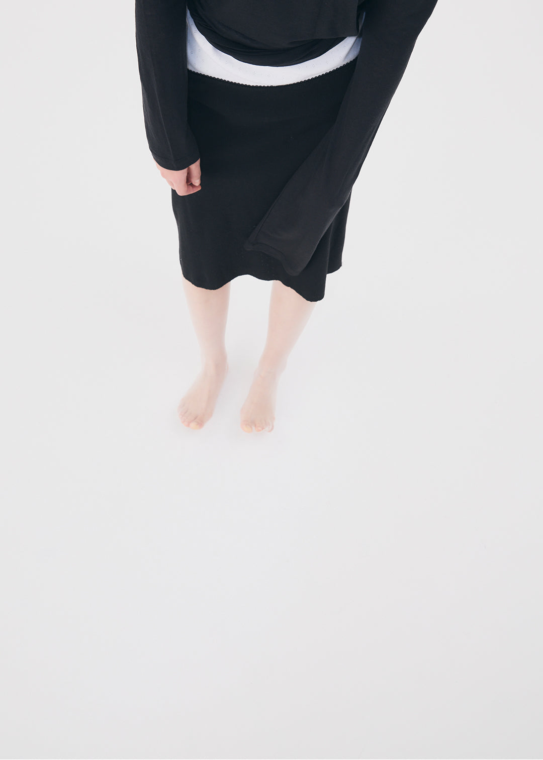 【NEW】Cotton Skirt (Black)