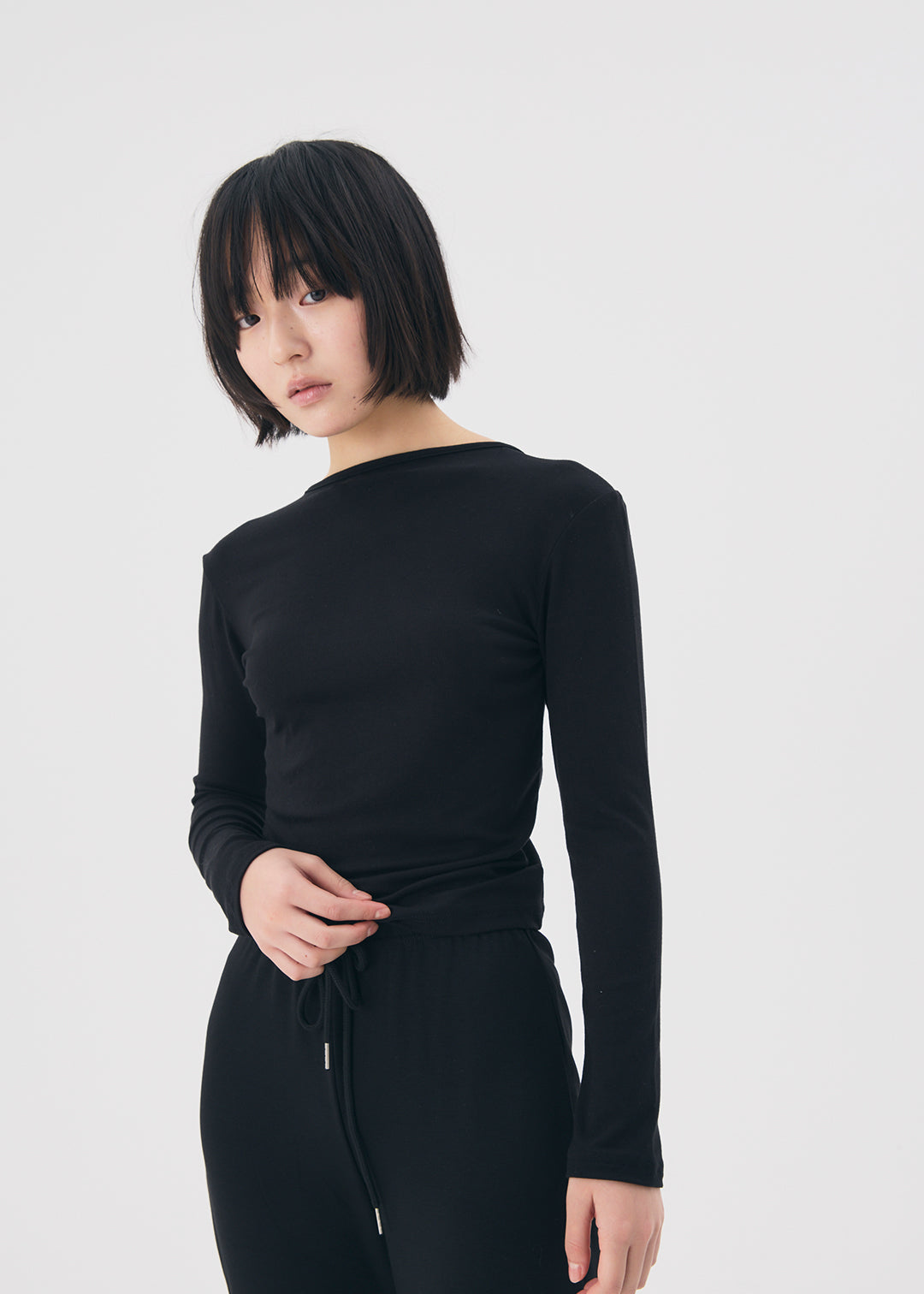 【NEW】Set Up Cardi (Black)