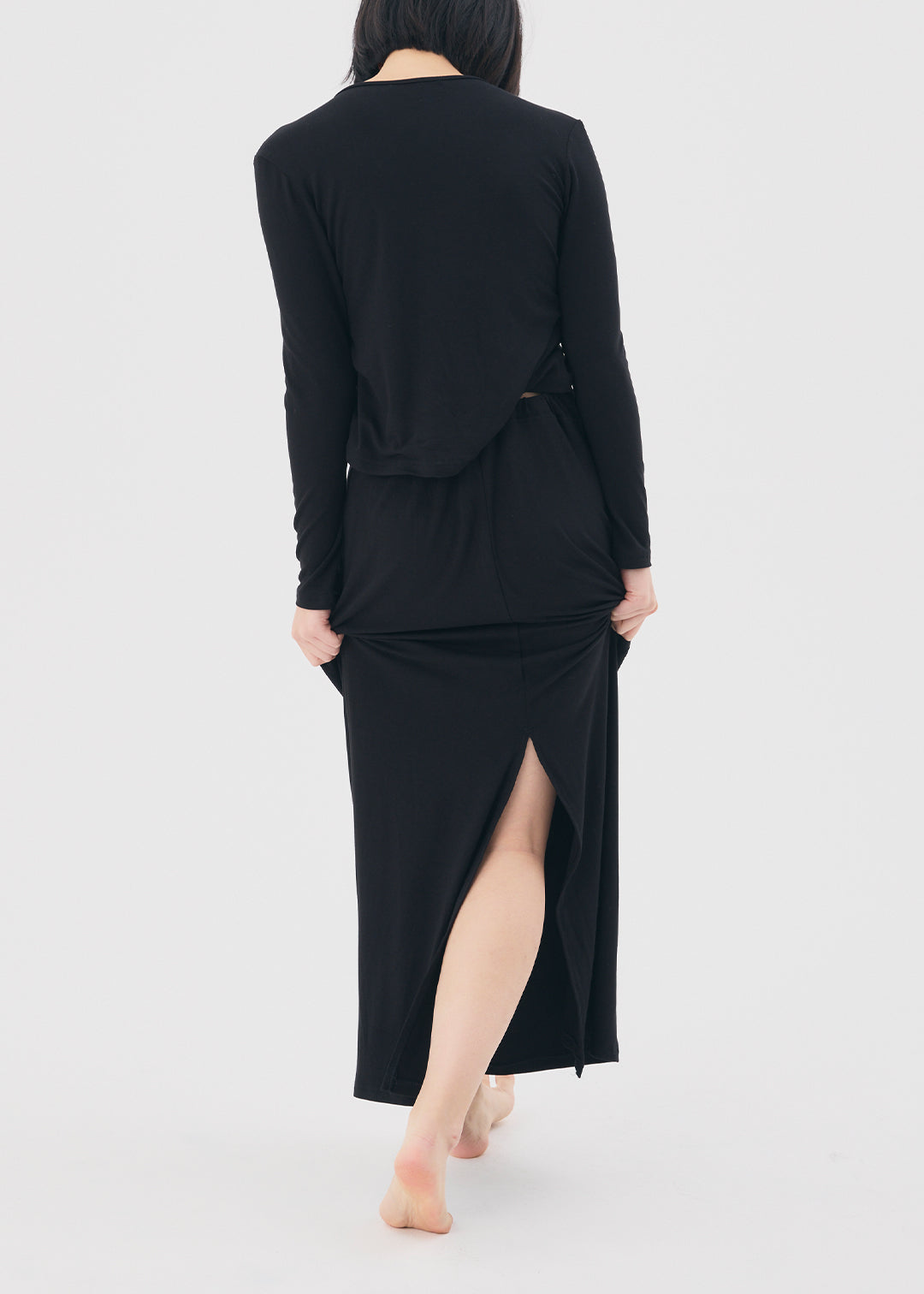 【NEW】Set Up Skirt (Black)