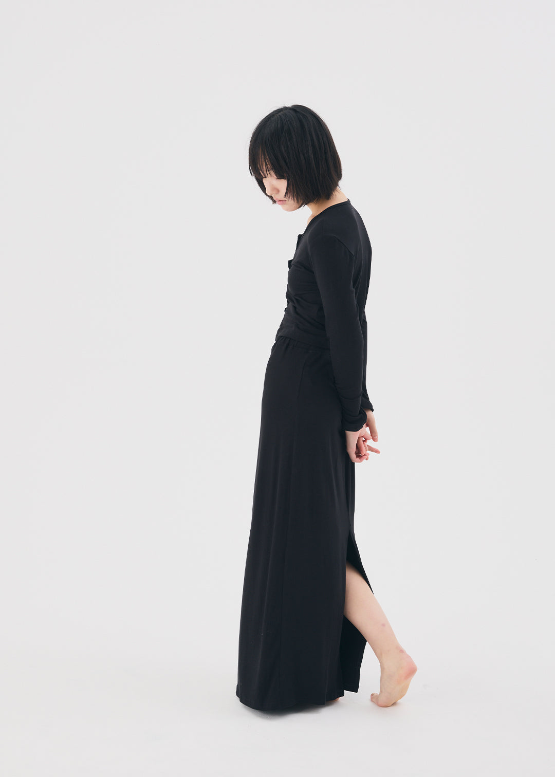 【NEW】Set Up Skirt (Black)