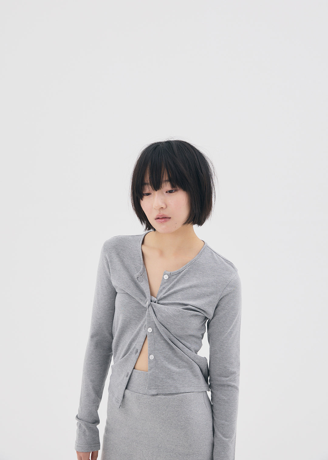 【RESTOCK】Docking Skirt Leggings (Gray)