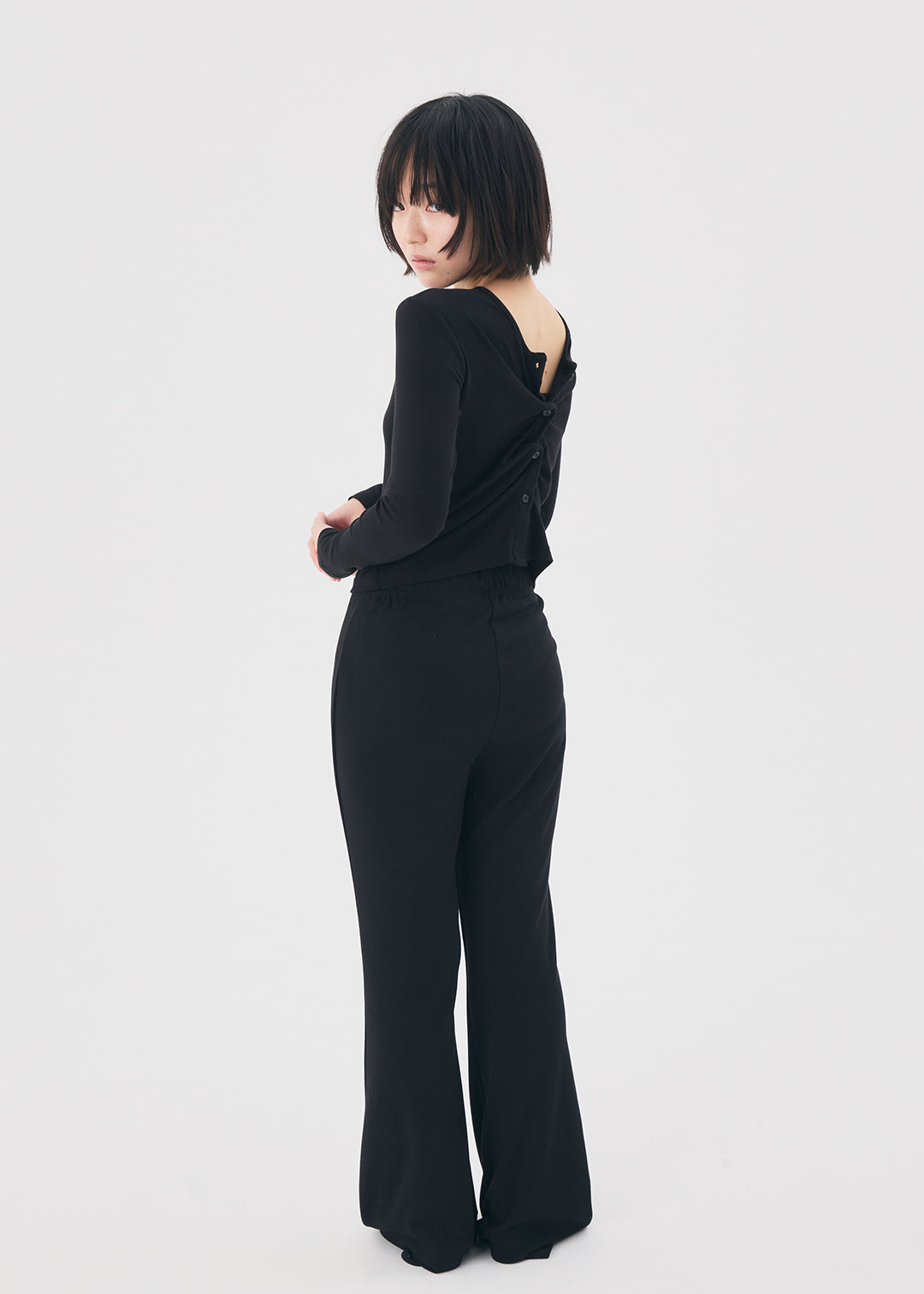 【NEW】Set Up Cardi (Black)