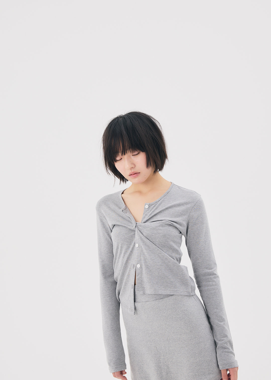 【RESTOCK】Docking Skirt Leggings (Gray)