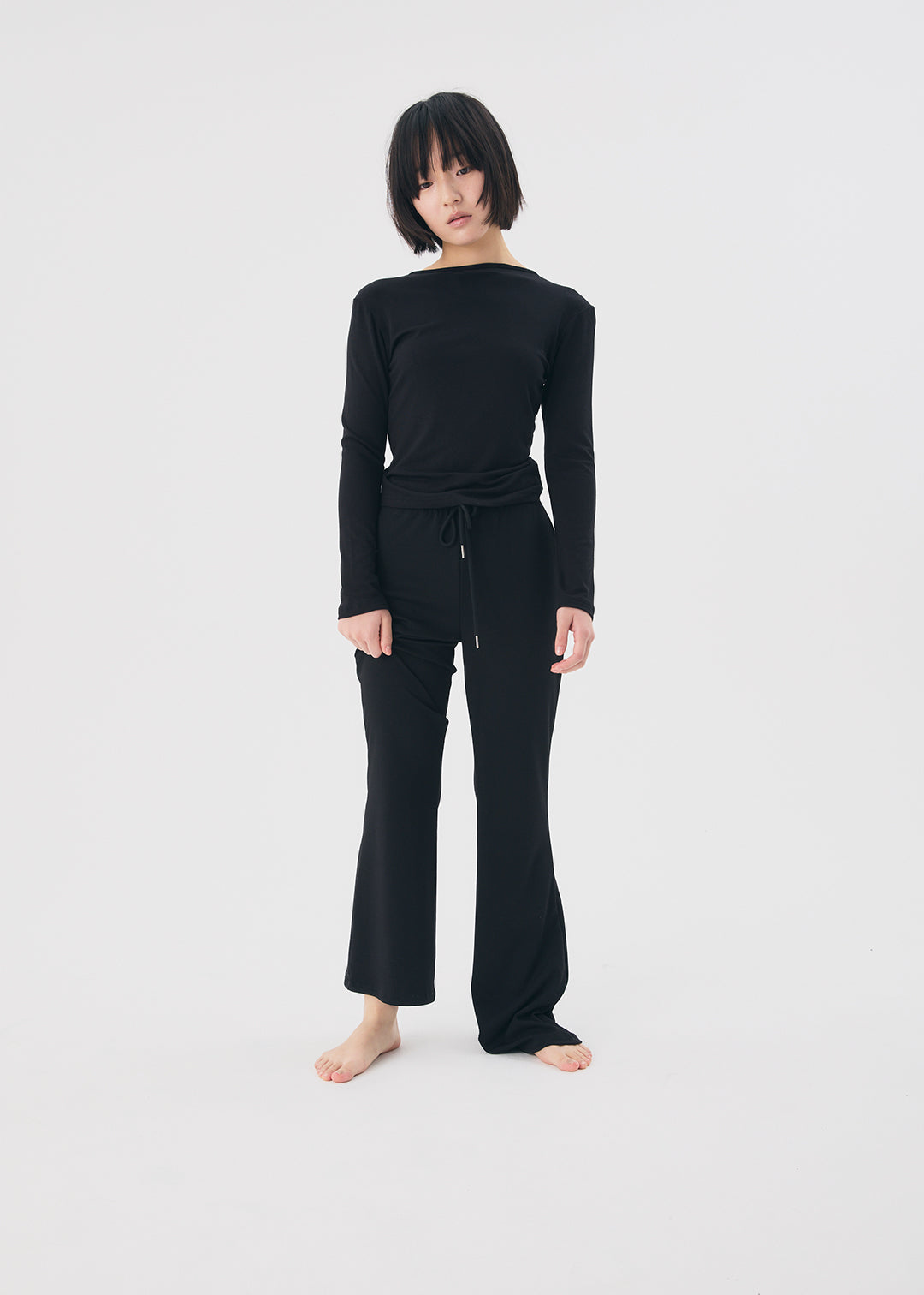 【NEW】Basic Stretch Leggings (Black)