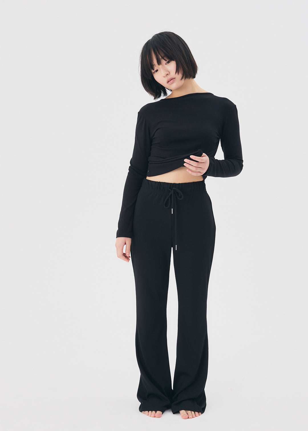 【NEW】Set Up Cardi (Black)