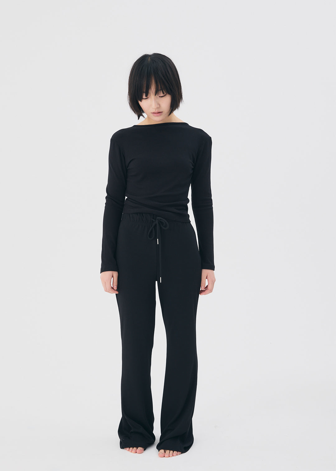 【NEW】Basic Stretch Leggings (Black)