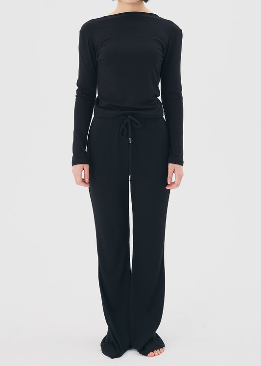 【NEW】Basic Stretch Leggings (Black)