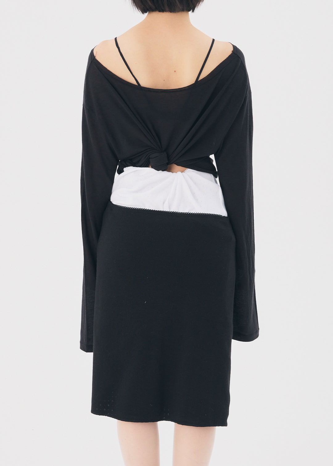 【NEW】Cotton Skirt (Black)