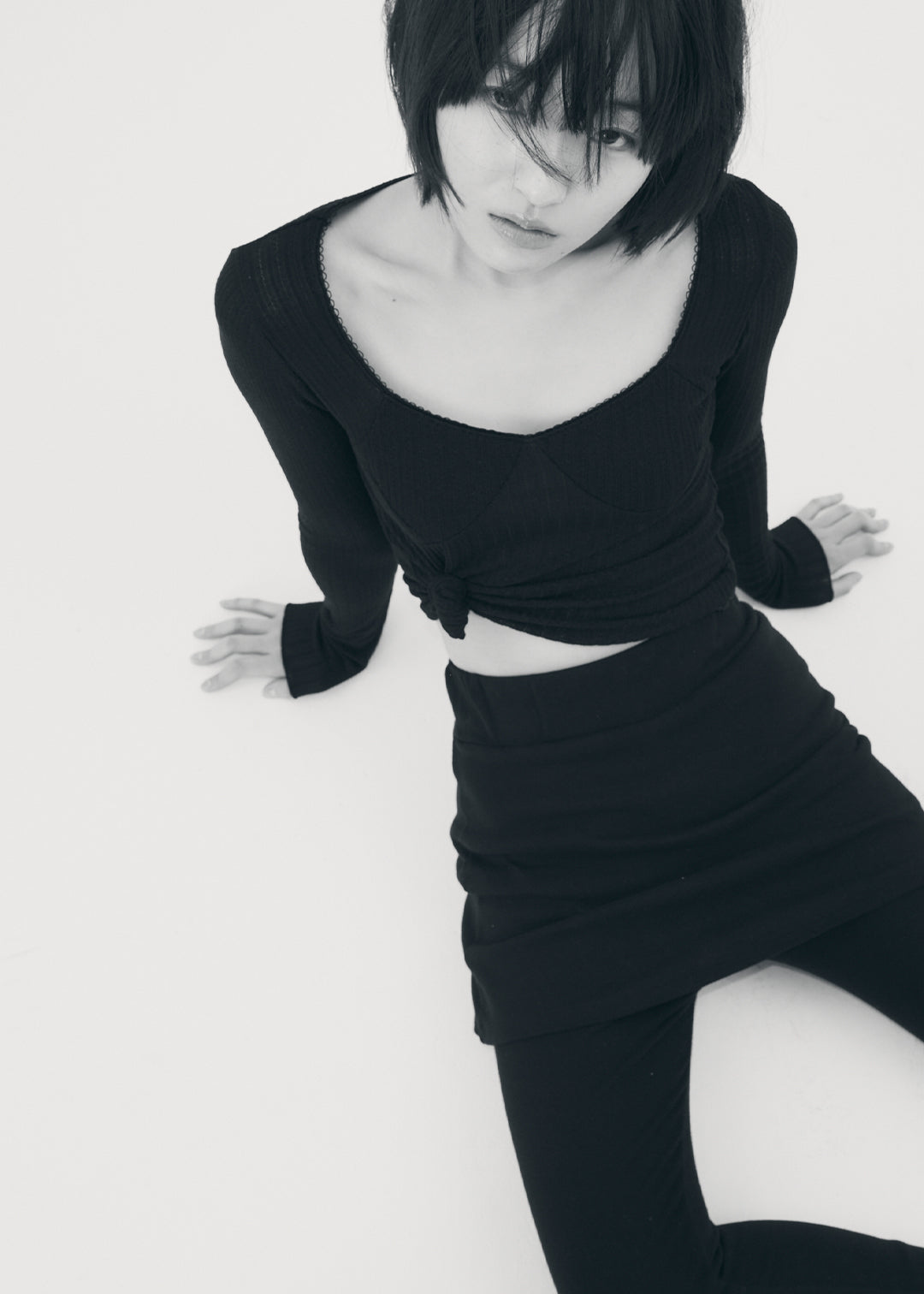 【RESTOCK】Docking Skirt Leggings (Black)