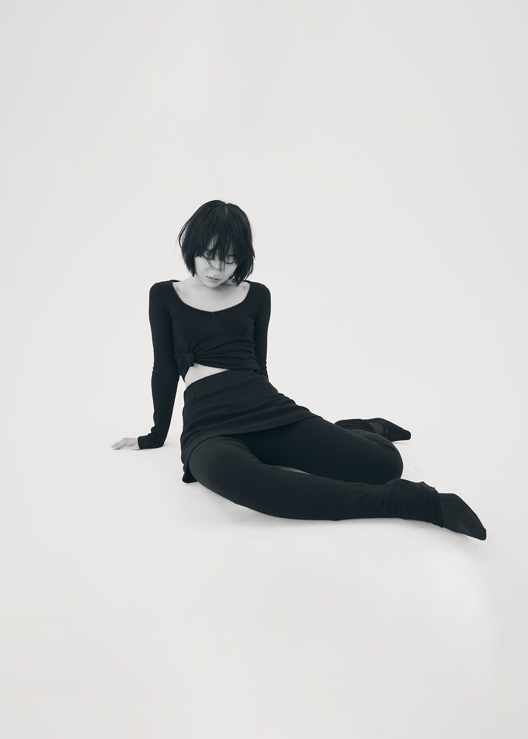 【RESTOCK】Docking Skirt Leggings (Black)