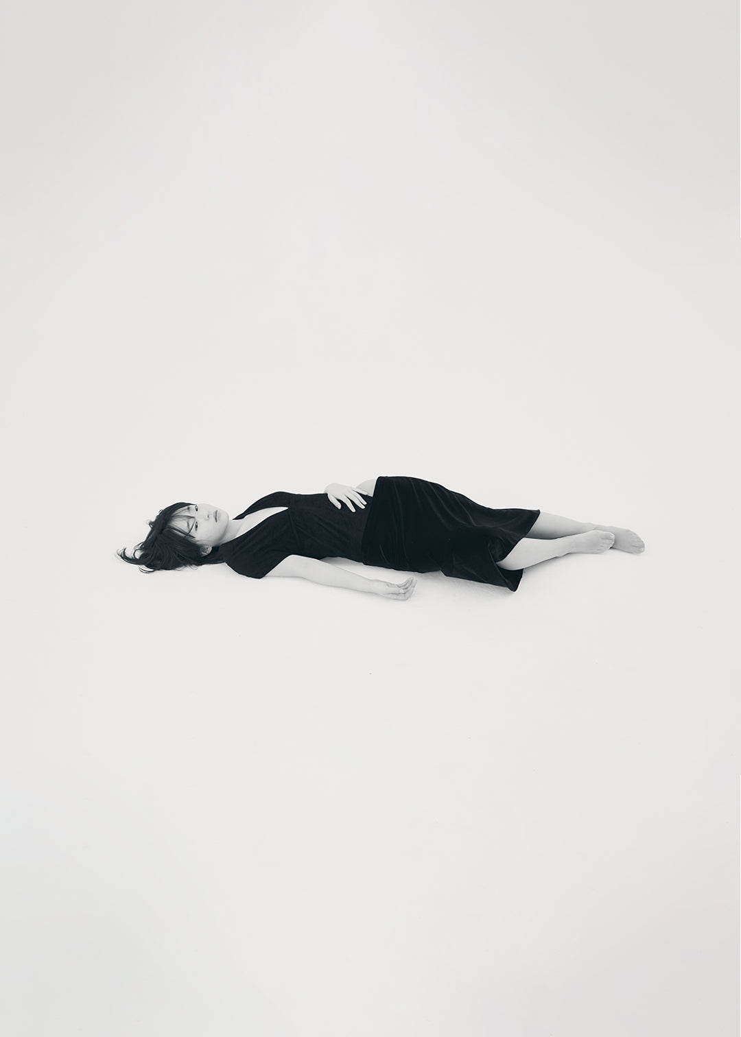 【NEW】Velours Skirt (Black)