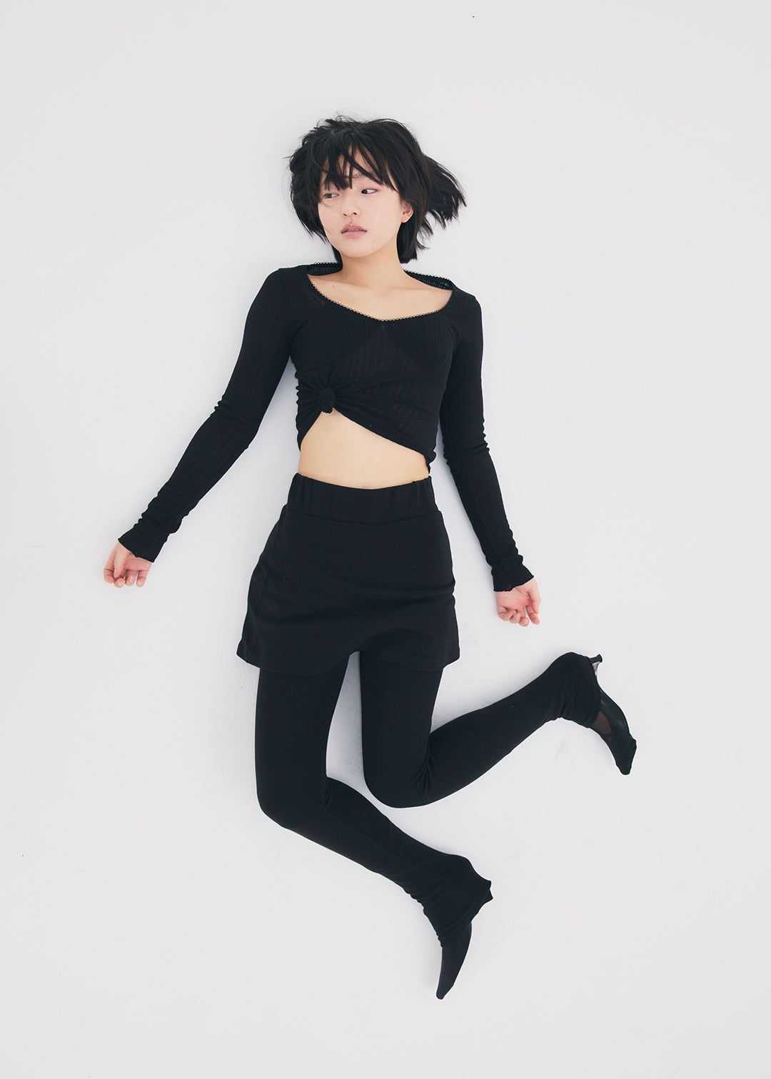 【RESTOCK】Docking Skirt Leggings (Black)
