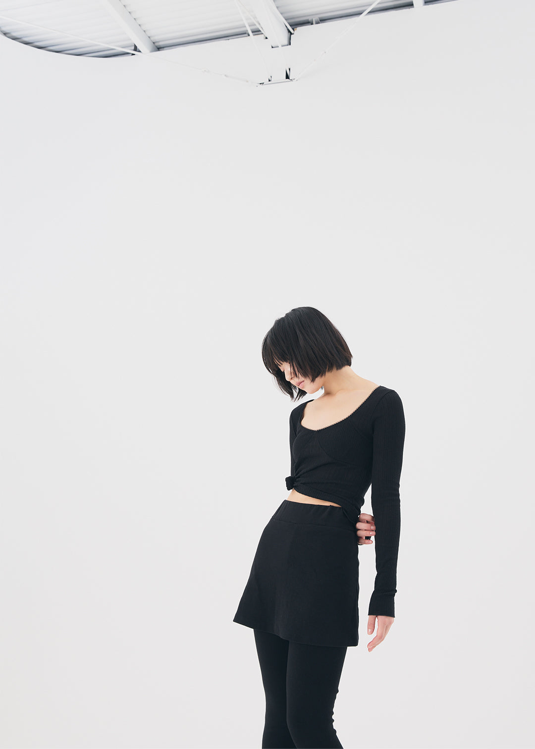 【RESTOCK】Docking Skirt Leggings (Black)