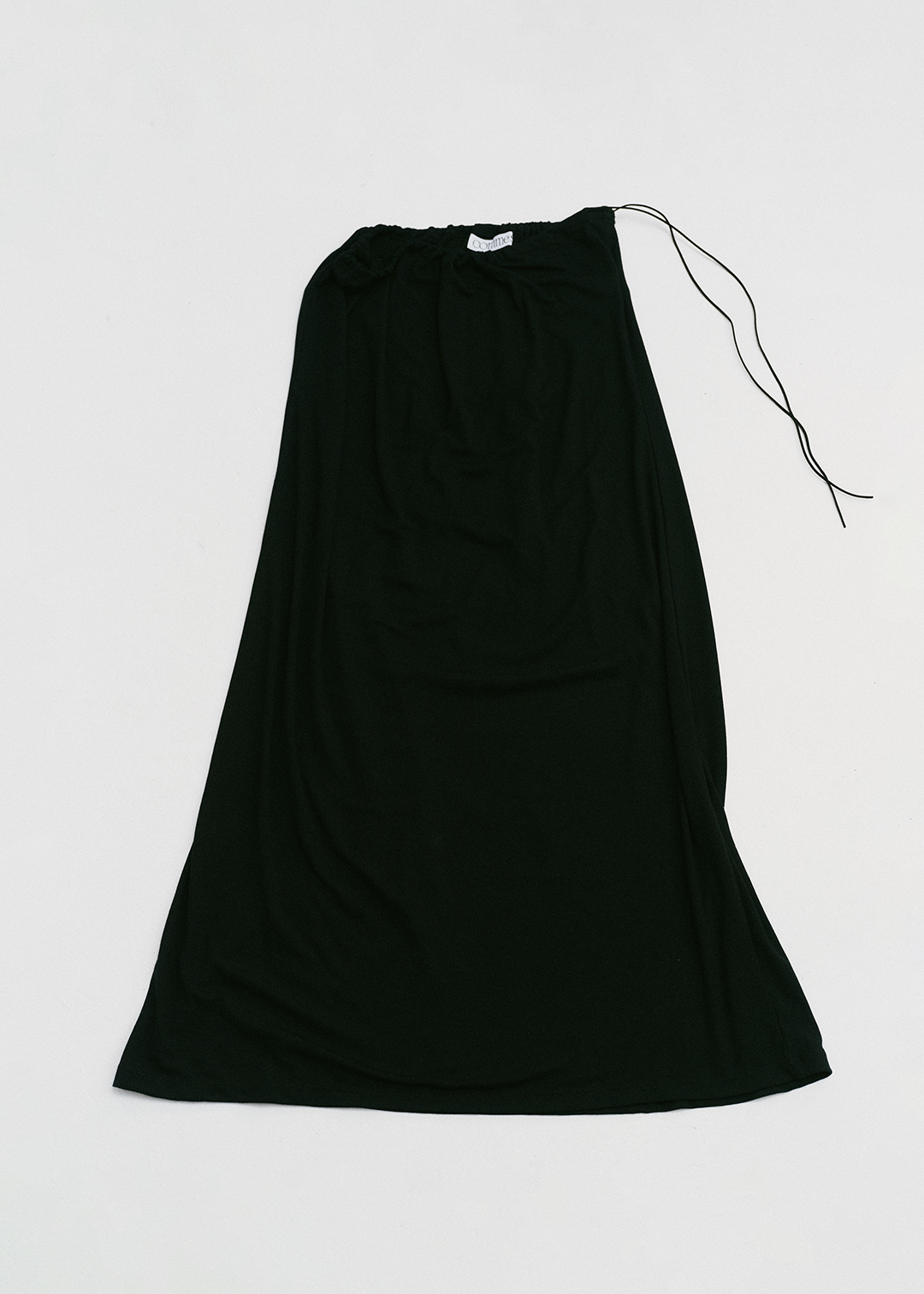 【10/3(Sat) 11:00】Drawstring Long Skirt (Black)