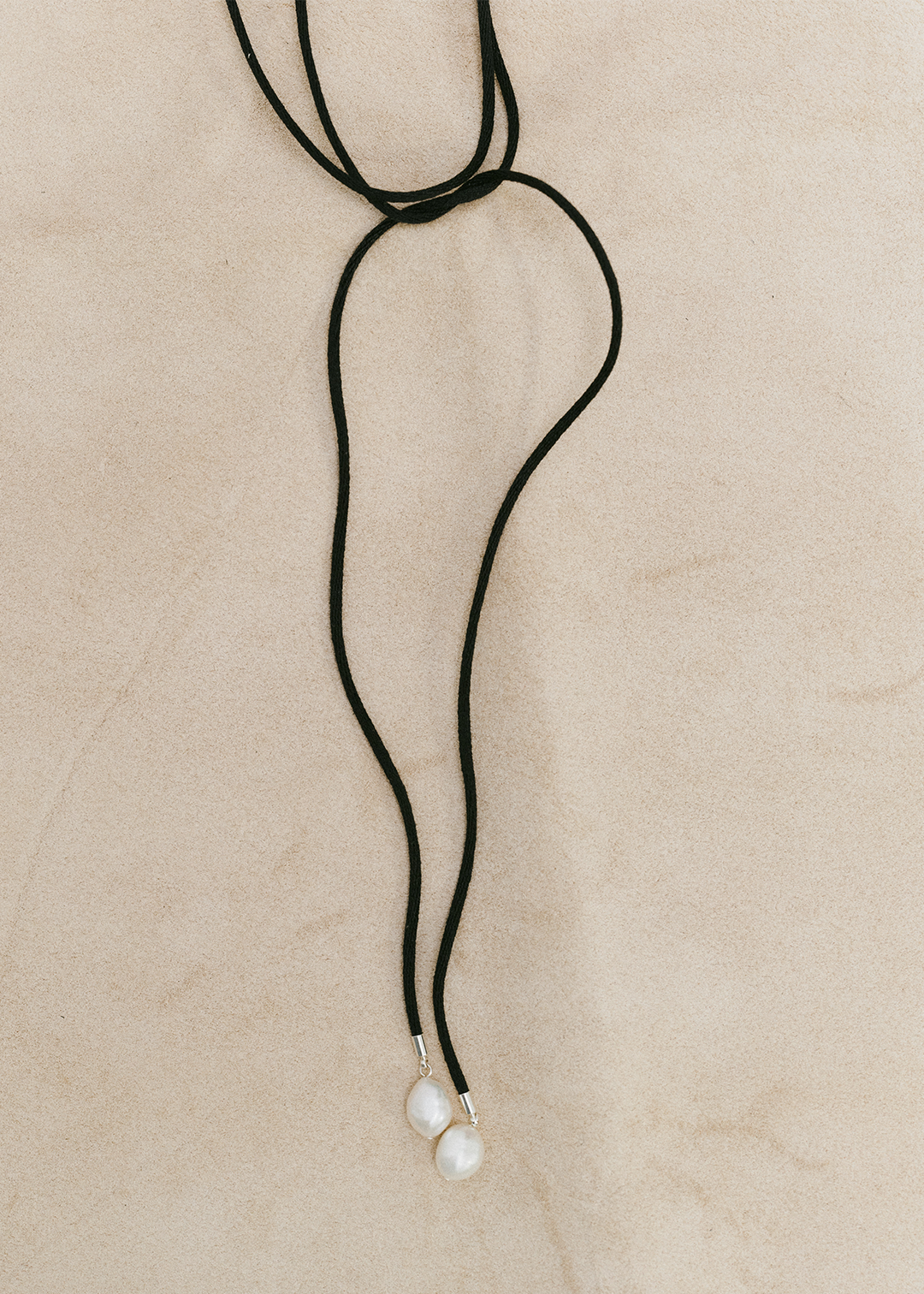 【10/3(Sat) 11:00】Pearl Line Necklace (Black)